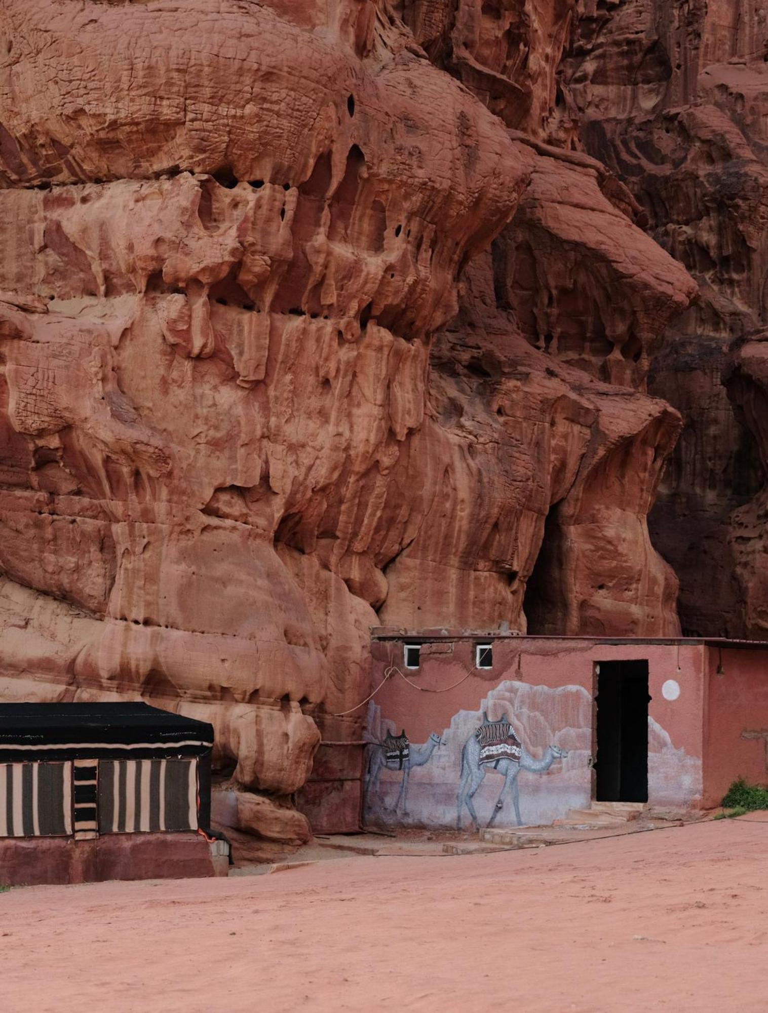 ホテル Bedouin Nights Camp ワディ ・ラム エクステリア 写真